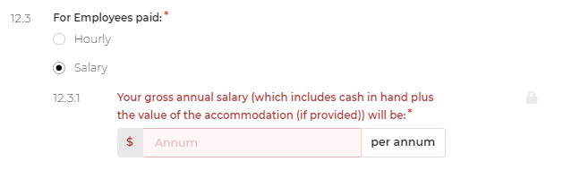 Required Fields