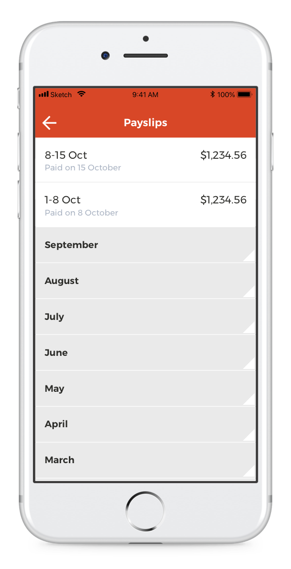 Payslips on your Mobile