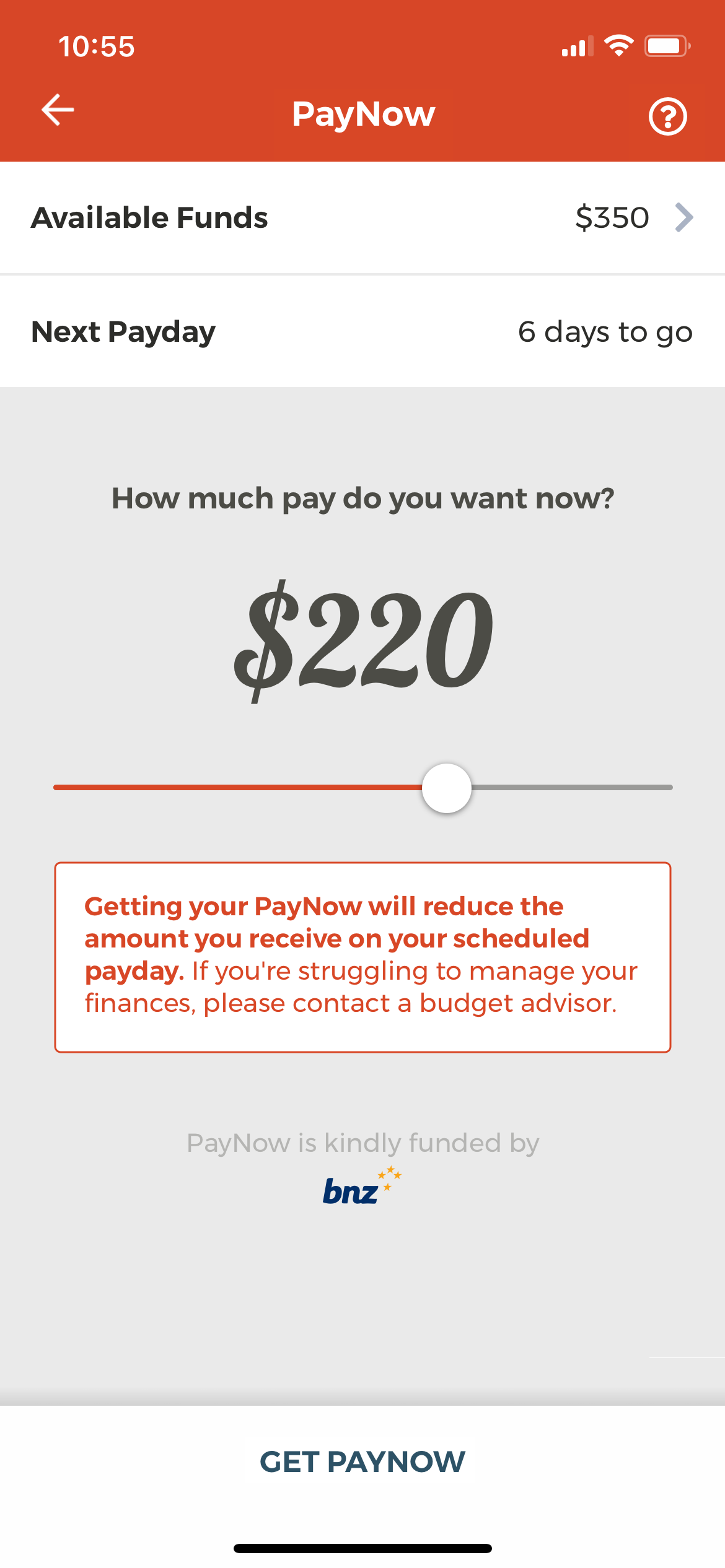 PaySauce Employee App - PayNow